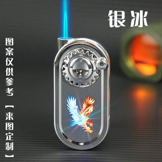 1 Piece Refillable Fancy Spinner Light Lighter | Best Quality Light Lighter | Lighter For Cigarette | Spinner Lighter Metal Body