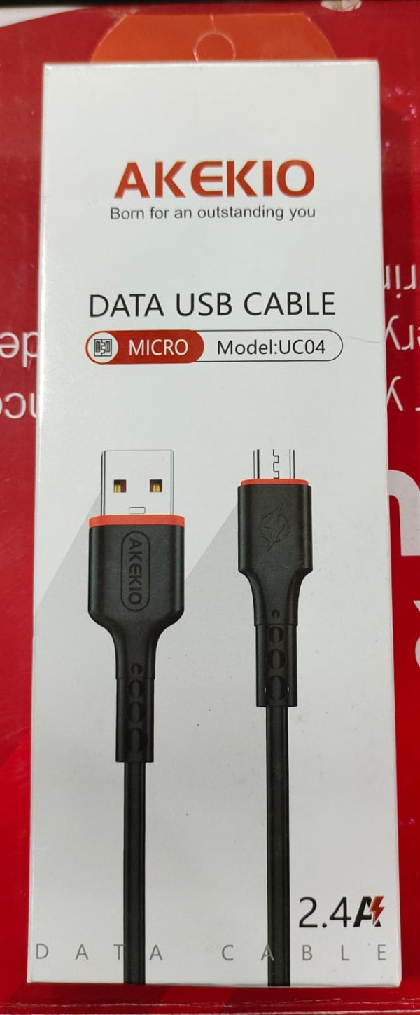 Akekio Micro Usb Data Cable-fast Charging 2.4a | Best Quality Android Charging Cable