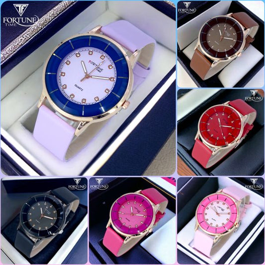 Fortune Times Ftc Ladies Quartz Analog Wrist Watch For Girls & Women (without Box)