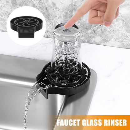 High Pressure Faucet Glass Rinser Automatic Cup Washer Bar Kitchen Beer Ktv Milk Tea Cup Cleaner Tool Sink Accessories Gadgets