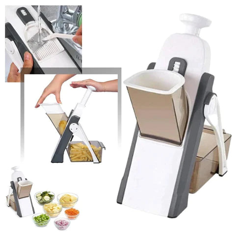 Mandoline Vegetable Cutter Slicer Chopper | Multi-function Cutter Vertical Vegetable Cutter Kitchen Shredder Grater